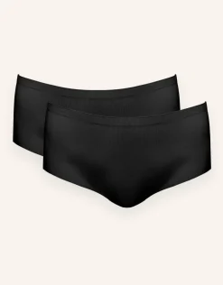 High-Panty-Set 2x Invisible Basic black