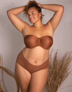 High-Panty-Set 2x Invisible Basic mousse