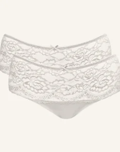 High-Panty-Set 2x Lace Basic ivory