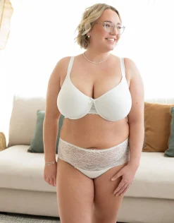High-Panty-Set 2x Lace Basic ivory