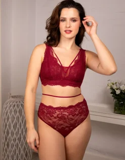 High-String Glam bordeaux