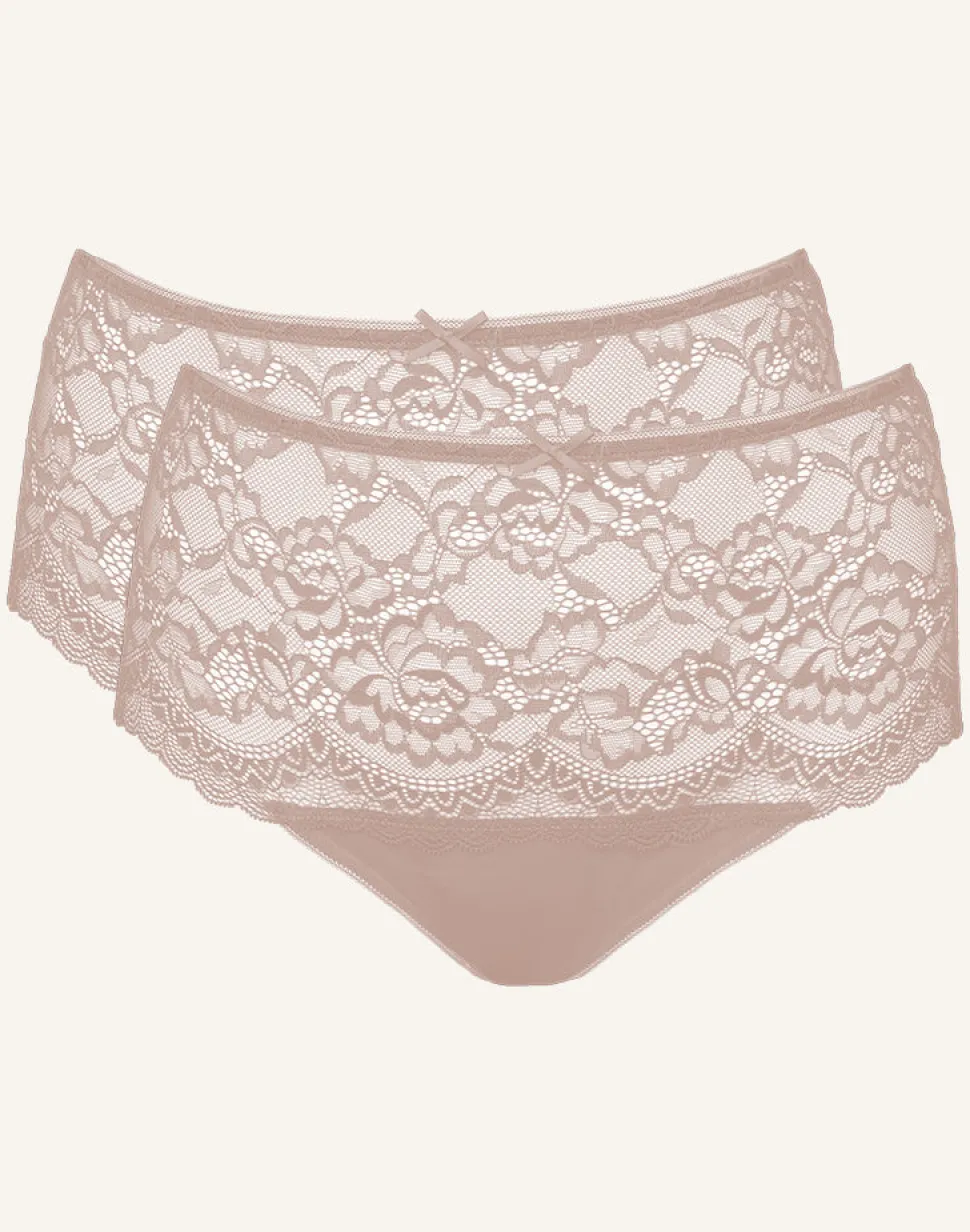 High-String-Set 2x Lace Basic cappuccino