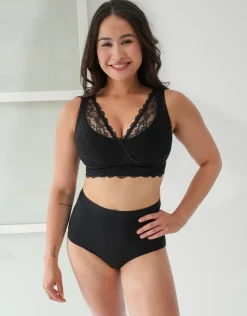 High-Waist-Panty Cozy Basic black