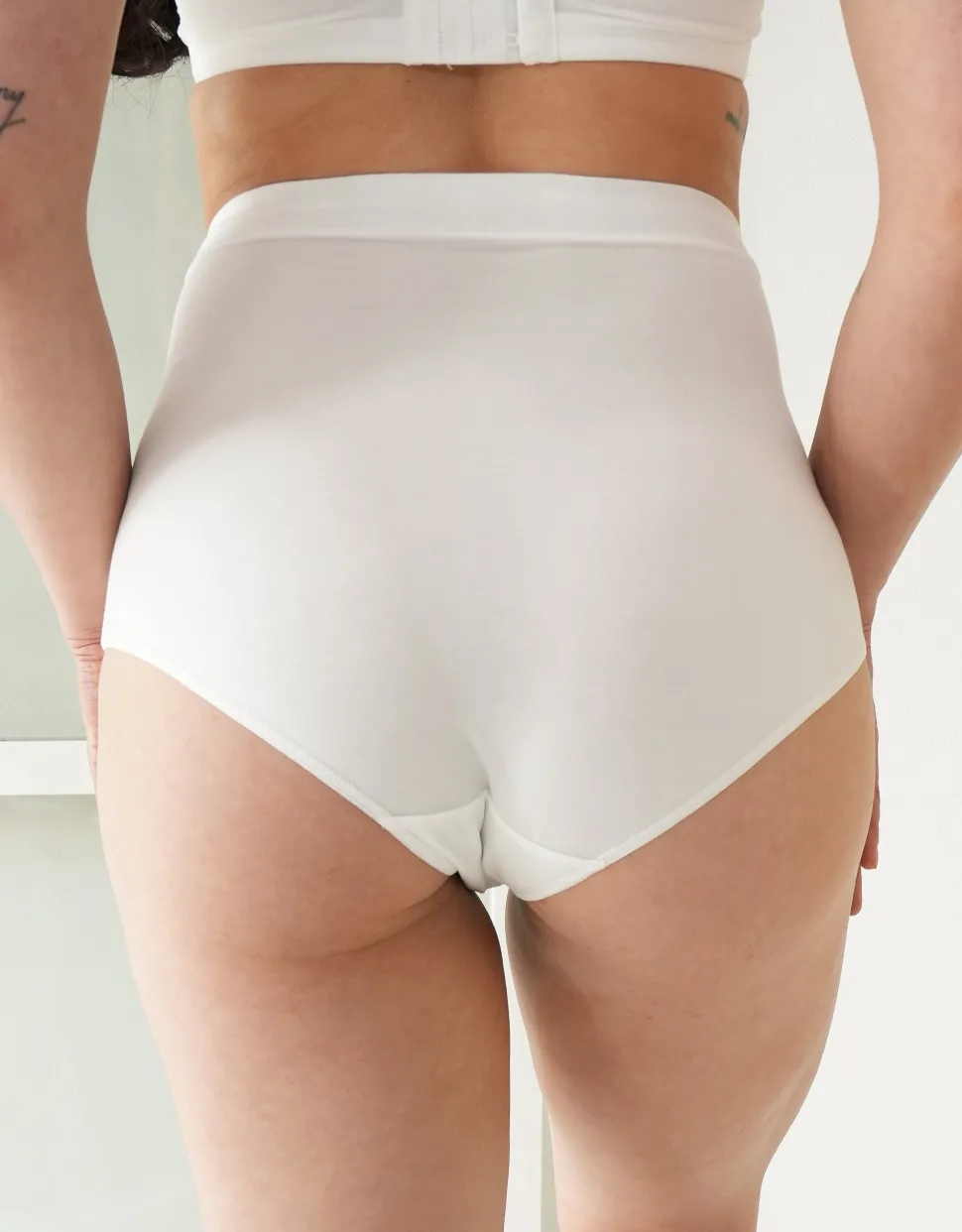 High-Waist-Panty Cozy Basic ivory