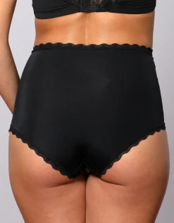 High-Waist-Panty Pure Basic black