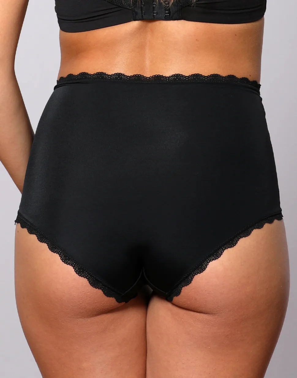 High-Waist-Panty Pure Basic black
