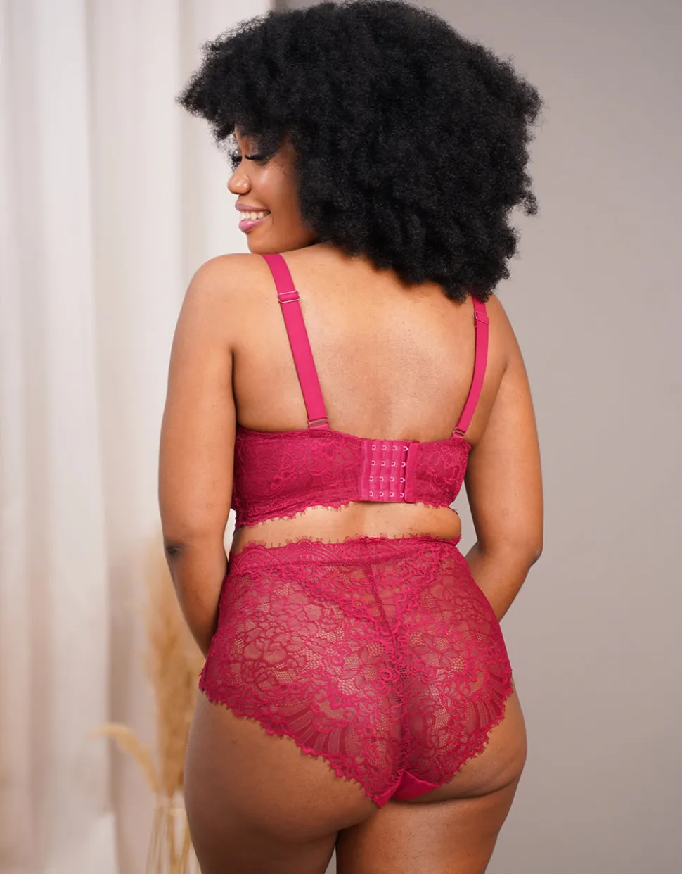 High-Waist-Panty Sensla bordeaux