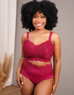 High-Waist-Panty Sensla bordeaux