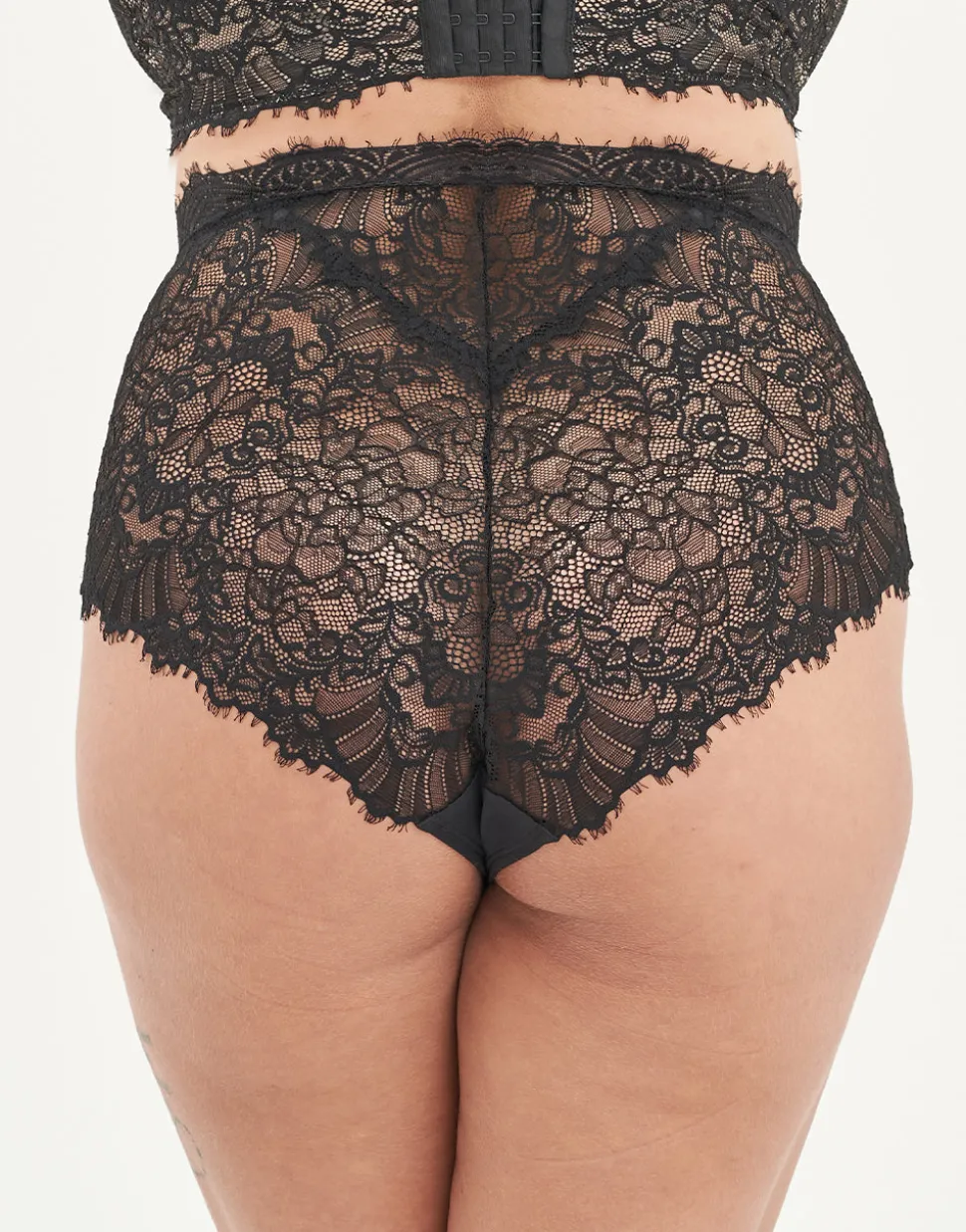 High-Waist-Panty Sophia black/beige