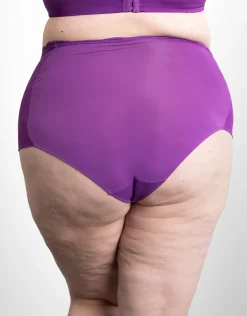 High-Waist-Panty Voilà purple