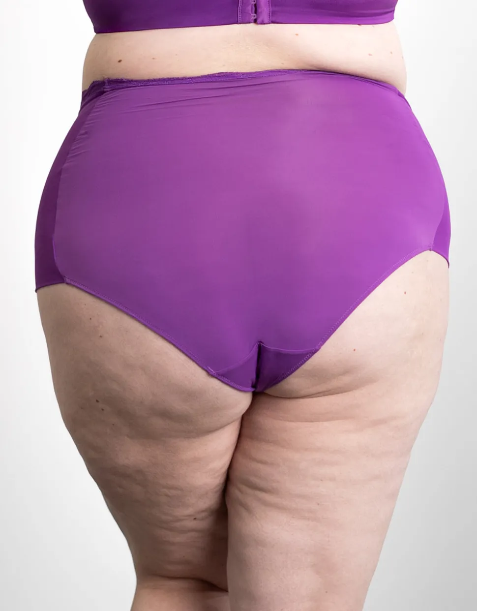 High-Waist-Panty Voilà purple