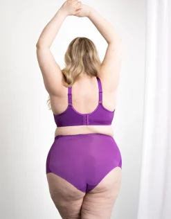 High-Waist-Panty Voilà purple