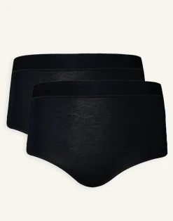 High-Waist-Panty-Set 2x Cozy Basic black