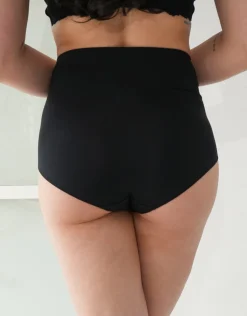 High-Waist-Panty-Set 2x Cozy Basic black