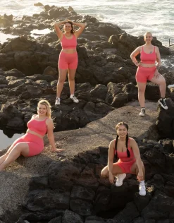 High-Waist-Shorts Freeda flamingo