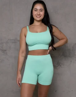 High-Waist-Shorts Freeda mint