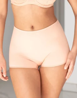 High-Waist-Shorts-Set 2x Basic cappuccino