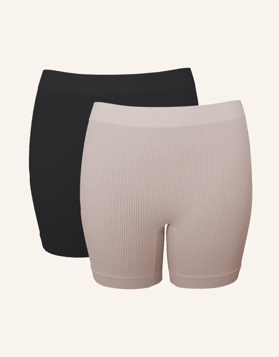 High-Waist-Shorts-Set 2x Freeda black/sand
