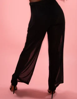 Hose Sheer transparent black