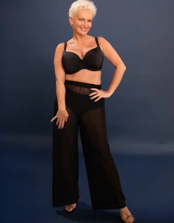 Hose Sheer transparent black