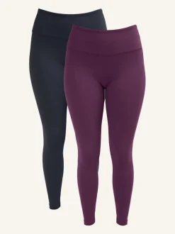 Leggings-Set 2x Jive black/cassis