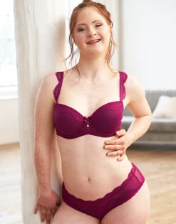 Panty Clara bordeaux