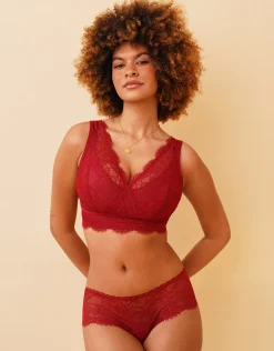 Panty Emilia burgundy