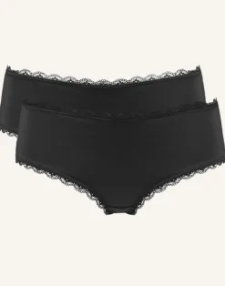 Panty-Set 2x Basic black