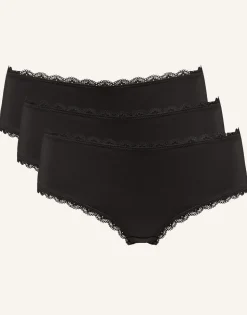 Panty-Set 3x Basic black