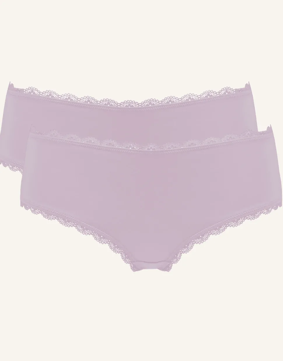 Panty-Set 2x Basic violetgrey