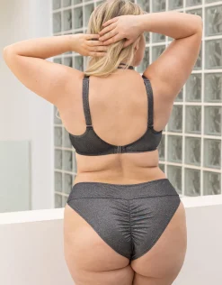 Schalen-Bikini-Top Valencia Glam silver
