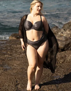Schalen-Bikini-Top Valencia Glam silver
