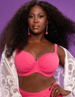 Schalen-Bikini-Top Valencia Chic flamingo