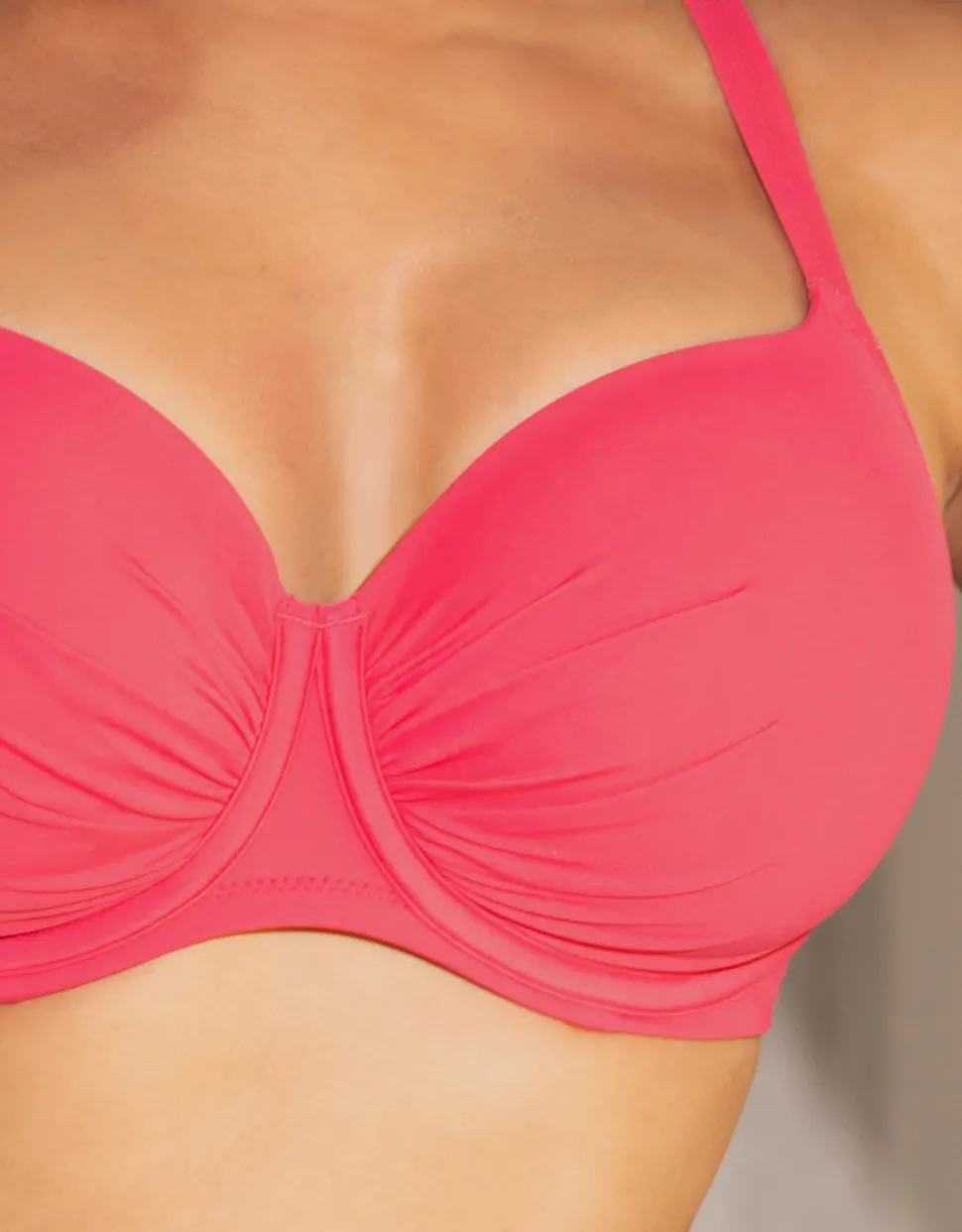 Schalen-Bikini-Top Valencia Chic flamingo