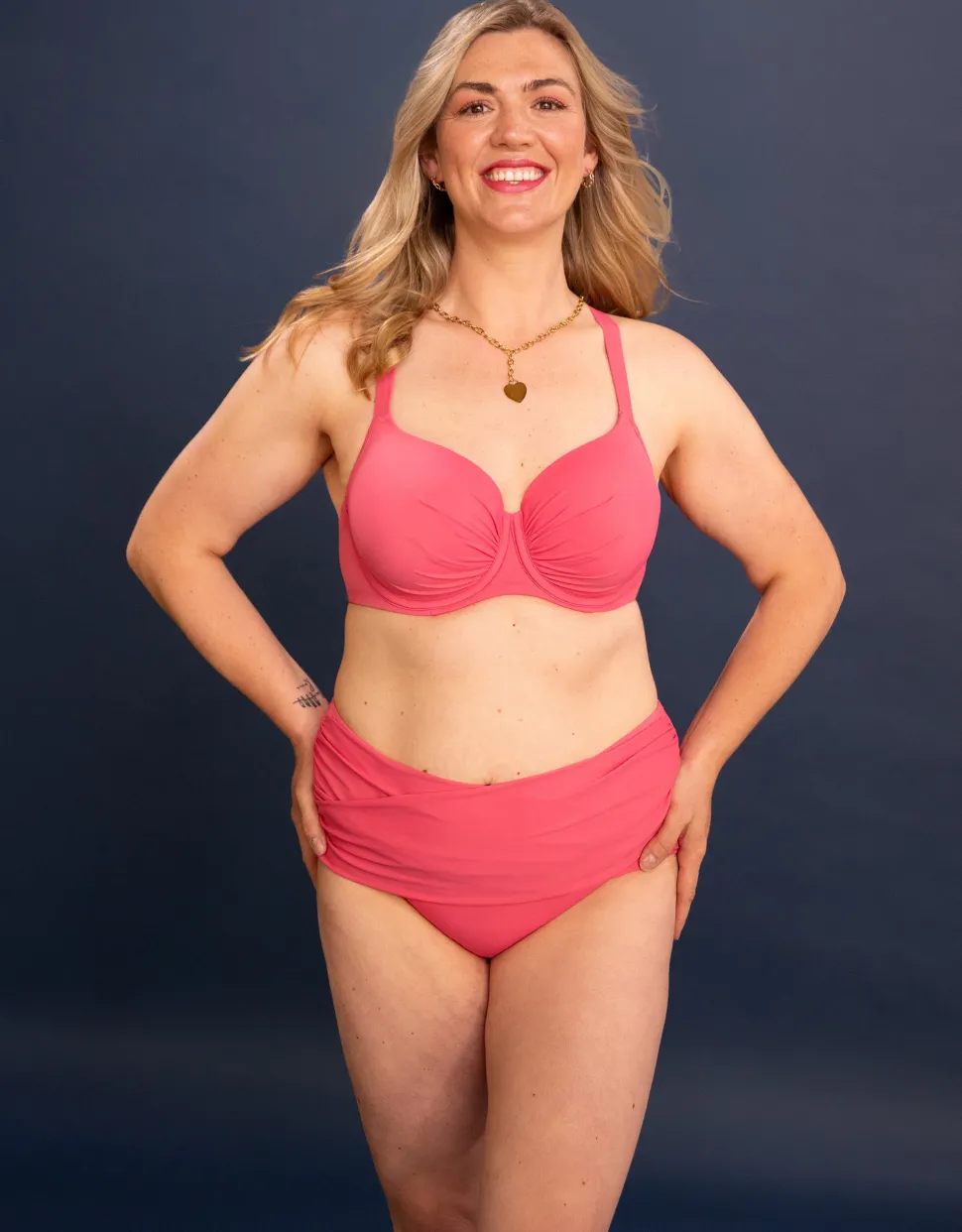 Schalen-Bikini-Top Valencia Chic flamingo