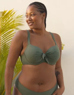 Schalen-Bikini-Top Valencia olive