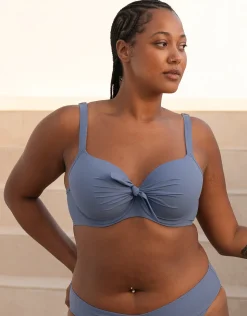 Schalen-Bikini-Top Valencia bluegrey