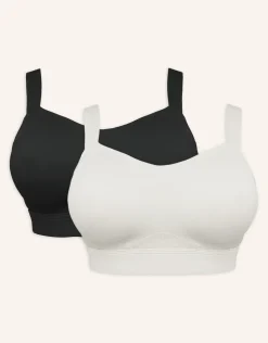 Sport-BH-Set 2x Jive black/ivory