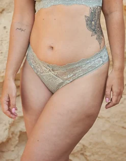 String Eliana Satin sagegrey