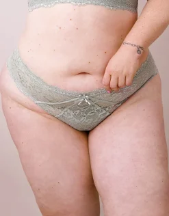 String Eliana Satin sagegrey