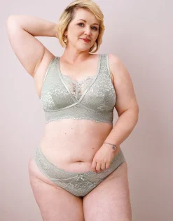 String Eliana Satin sagegrey