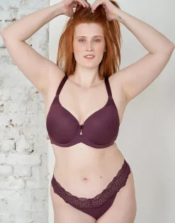 String Pure Lace maroon