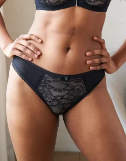 String Valerie black/beige