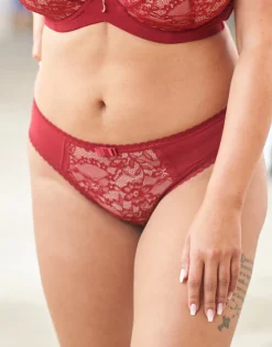 String Valerie burgundy