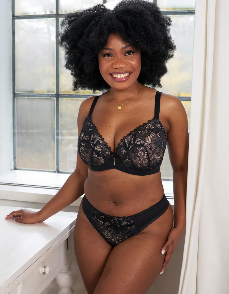 String Vienna black/beige