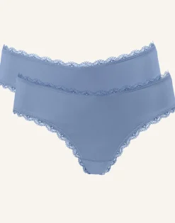 String-Set 2x Basic bluegrey