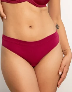String-Set 2x Cotton Basic bordeaux