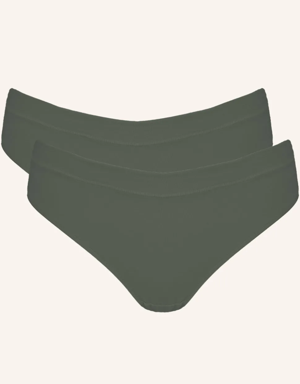String-Set 2x Cotton Basic olive