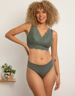 String-Set 2x Cotton Basic olive