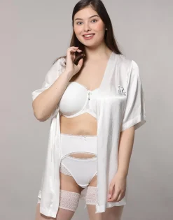 Strumpfhalter Diamond ivory